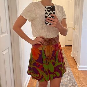 Free People Small Linen/Cotton Skirt